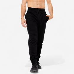 Jogginghose Herren warm - 100 schwarz von Domyos