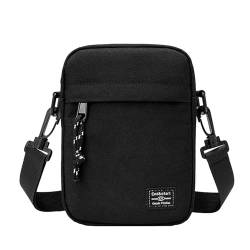 Donboly Sling Brust Crossbody Tasche, wasserdichte Umhängetasche, Crossbody Tasche Rucksack für Männer und Frauen Wandern Outdoor Sport (Schwarz-1) von Donboly