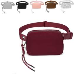 Donlinon Bovagu Crossbody | Bovagu Umhängetasche mit langem Riemen | Bovagu Crossbody-Tasche | Umhängetasche mit langem Riemen für Damen, rot, 8*2*5.5 inch von Donlinon