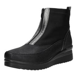 Donna Andrea XB086-BK Damen Komfort Stiefelette Kaltfutter, Größe 41 von Donna Andrea