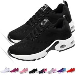 Donubiiu ReckNack- Ergonomischer Schmerzlinderungsschuh, Orthoback Schuhe Damen, Orthoshoes Cloudwalk Pro - Ergonomischer Schmerzlinderungs-Schuh (Schwarz,42 EU) von Donubiiu