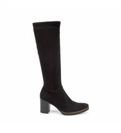 Dorking by Fluchos für Damen. D7890-ST Stiefel D7890 Thais Schwarz (35), Stoff, 5 bis 8 cm, Reißverschluss, Lässig von Dorking by Fluchos