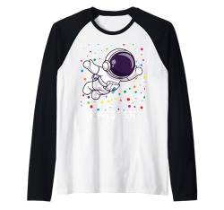 Lustige, niedliche Punkte-Grafik, mehrfarbig Raglan von Dot Day Wear for Boys Girls Men Women Dot Apparel