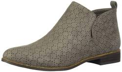 Dr. Scholl's Shoes Damen Rate Stiefelette, Dark Shadow Grey Perforated Microfiber Suede, 41 EU von Dr. Scholl's Shoes