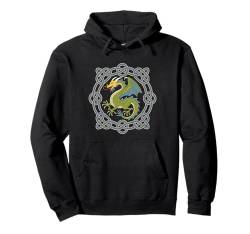 Keltischer Drache Mythologie Wikinger Drache Pullover Hoodie von Drachen Geschenk für Mythologie-Liebhaber