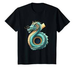 Kinder Geburtstag: Boy Dragon 6th Bday Girl wird 6 Jahre alt T-Shirt von Dragon Birthday Tees Co.