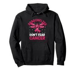 Libelle starkes rosa Band Brustkrebs-Bewusstsein lustig Pullover Hoodie von Dragonfly In October Breast Cancer Survivor