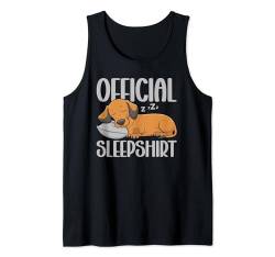 Offizielles Schlafshirt mit lustigem Dackel-Schlafanzug, Nachthemd Tank Top von Dreamy Sleepyhead Pyjamas for Men Women Kids