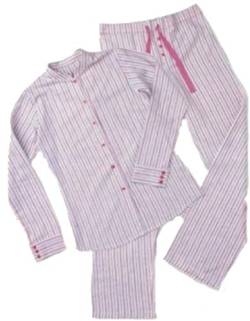 Drei Suisses Flotter Damen-Schlafanzug Pyjama Gr. 38/40 grau/pink von Drei Suisses