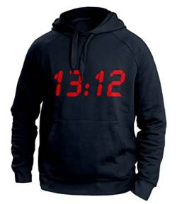 Dressfactor ACAB Herren Hoodie | 13:12 LCD Time Uhrzeit | All Cops Are Bastards | Farbe Schwarz Größe M von Dressfactor