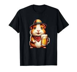 Guinea Pig Drinking Beer Oktoberfest Holiday German Lover T-Shirt von Drinking Beer Vacations Costume