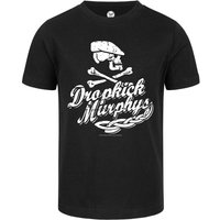 Dropkick Murphys T-Shirt - Metal-Kids - Scally Skull Ship - 92 bis 164 - für Mädchen & Jungen - Größe 164 - schwarz  - Lizenziertes Merchandise! von Dropkick Murphys