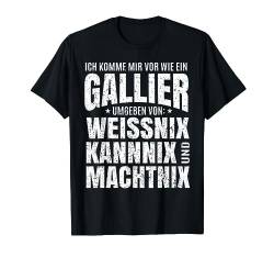 Sprüche Fun T-Shirt für Herren und Damen "Wie ein Gallier" von Drunken Royals