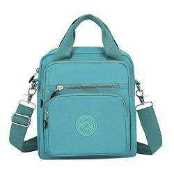 DuBiytlk Handtaschen Rucksack Damen Wasserdicht Tote Bag Multifunktionale Casual Crossbody Bag Damen Wasserdichte Casual Crossbody Bag Verstellbarer Schultasche SchlüSseletui (GN2, One Size) von DuBiytlk