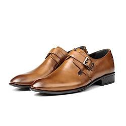 Ducavelli Sharp Echtleder Herren Klassische Schuhe Monkstrap von Ducavelli