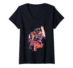 Damen Dungeons & Dragons Wizards Of The Coast Epic Group Shot T-Shirt mit V-Ausschnitt von Dungeons & Dragons