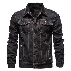 Duohropke Jeanshemd Herren Denim Shirt Langarmhemd Denim Shirt Cowboy Style Freizeit Hemd Langarm Regular Fit Western Jeanshemd männer Kent Kragen Business Casual Jeanshemd von Duohropke