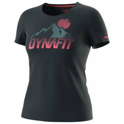 Dynafit - Women's Transalper Graphic S/S Tee - Funktionsshirt Gr S schwarz von Dynafit