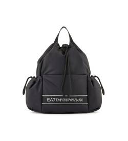 EA7 für Damen. 289500_4R942 Logo Tape Rucksack schwarz (OSFA), Lässig, Polyester von EA7