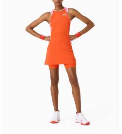 EA7 für Damen. 3DTA58_TJTCZ Tennis Pro orange Trainingsanzug (XL), Lässig, Polyester, Ärmellos / Hosenträger von EA7