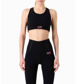 EA7 für Damen. 3DTH54_TJTFZ Dynamic Athlete Sporttop schwarz (S), Sportlich, Multisport, Polyamid von EA7