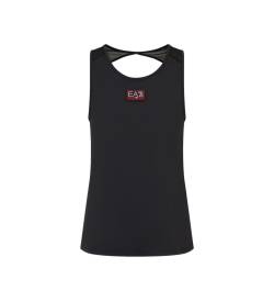 EA7 für Damen. 3DTH56_TJTCZ Ventus7 T-shirt schwarz (S), Sportlich, Multisport, Polyester, Ärmellos / Hosenträger von EA7