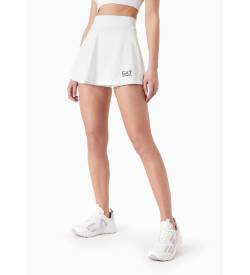 EA7 für Damen. 8NTN51_TJGBZ Tennis Pro Skirt schwarz (M), Weiß, Sportlich, Tennis/Padel, Polyester von EA7