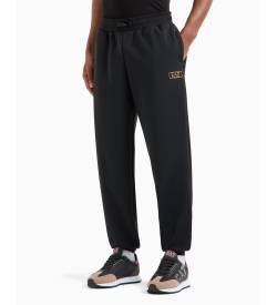 EA7 für Herren. 7M000028_AF10343 Jogginghose Logo schwarz (L), Lässig, Sportlich, Multisport, Polyamid von EA7