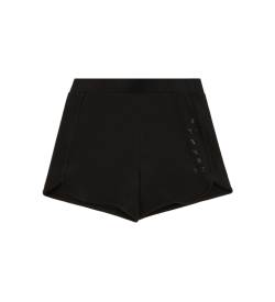 EA7 für Mädchen. 3DFS51_FJTXZ Eagle Shorts schwarz (10años= 142cm), Lässig, Baumwolle, Kinderbekleidung von EA7