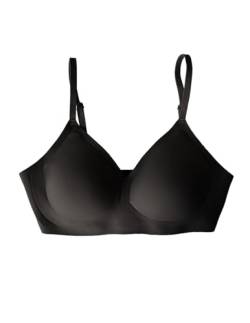 EBY Damen Seamless Adjustable Straps BH, Undurchsichtige, Schwarz, Medium von EBY