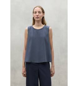 ECOALF für Damen. MCWGASRSALMA0344S24-179 Bluse Salma navy (XL), Lässig, Ärmellos / Hosenträger, Lyocell, Marine von ECOALF