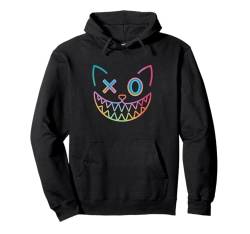 Rainbow Rave Cat DJ Tekk Party EDM Pullover Hoodie von EDM DJ Festival Outfit für Männer und Frauen