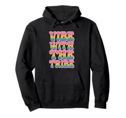 Stimmung mit dem Tribe Rave Techno DJ Pullover Hoodie von EDM House Electronic Music Festival Men Women Tees