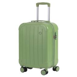 EETYREBR Koffer Gepäck Universal Wheel Trolley Koffer Herren- und Damenkoffer 20-Zoll-Boarding-Koffer Ins-Koffer Handgepäck(Green,28in) von EETYREBR