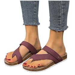 Hallux valgus sommerschuhe damen, Hausschuhe Bunion Splints Frauen Big Toe Daumen Korrektur Hausschuhe rutschfeste Damen Lässige Porrektur Zehen Schuhe Strand Slippe von EEUK