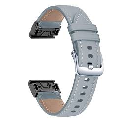 EKINS 22 x 26 mm Schnellverschluss-Smartwatch-Armbänder für Garmin Fenix 7X 7 6 6X Pro 5X 5Plus 3HR 935 945, Lederarmband, For Fenix 5 5Plus, Achat von EKINS