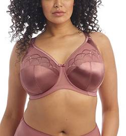 ELOMI Damen Cate Full Coverage Bra: Comfort, Support, & Elegance. Dd+ Bras BH mit voller Abdeckung, Durchsichtig, Rosewood, 75GG von ELOMI