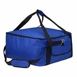 Pizza Liefertasche,Isolierte Kühltasche 16 "wasserdichte tragbare Festigkeit Thermische Pizza Liefertasche Halter Container Box Oxford Tuch Frische Lebensmittel isolierte Lagerung ( Color : Blue ) von ELTOX