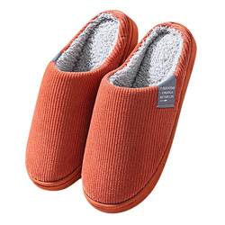 EMAlusher Hausschuhe Geschlossen Damen Sommer, Warme Pantoffeln Herren, Bequeme Rutschfeste Sohle Slippers House Tofflor Slides Weihnachten Sovrumsskor Leichte Schuhe Badeschuhe Warme Hausschuhe von EMAlusher