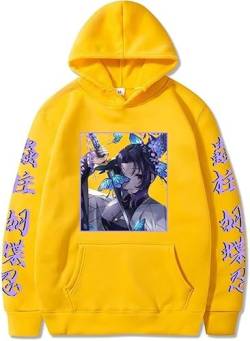 Anime Shinobu Kocho Hoodies Gedruckt Damen Sweatshirt Harajuku Streetwear Casual Unisex Pullover von EMMERSONIA