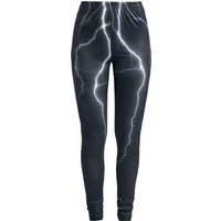 EMP Stage Collection Leggings - Leggings With Lightning Print - S bis XXL - für Damen - Größe S - schwarz von EMP Stage Collection