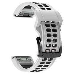 EPANO 26 x 22 mm Silikon-Smartwatch-Armbänder mit Schnellverschluss für Garmin Fenix 7 7X 6 6X Pro 5 5X Plus 935 Epix Zubehör Armband, 22mm For Epix, Achat von EPANO