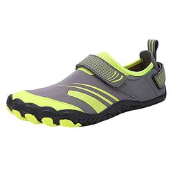 Barfussschuhe Damen Sommer Strandschuhe Rutschfeste Aquaschuhe Breathable Surfschuhe Leicht Wasserschuhe Unisex Wassersportschuhe Schnelltrocken Barfußschuhe Badeschuhe Outdoor Schwimmschuhe von EQWIGKEIT