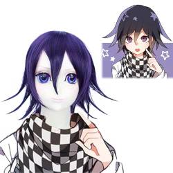 Wig for Cosplay Wig cute Chiaki Nanami Costume Play wig Woman Adult Halloween Anime Dangan Ronpa Hair+Wig Cap One Size Ouma Kokichi wig von EQWR