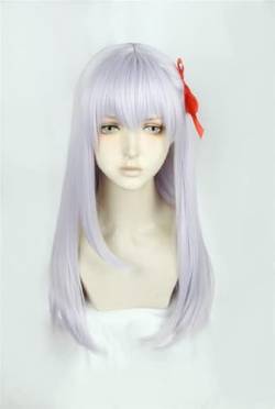 Wig for Game FGO Fate Grand Order Assassin Kama Cosplay Wigs Heat Resistant Synthetic Wig Hair Halloween Party Women Cosplay Wig 2 Types A von EQWR