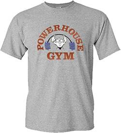 Powerhouse Gym Logo Men's Grey T-Shirt Size S to 5XL von ERNE