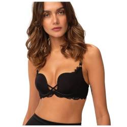 ESOTIQ Damen Push-Up BH Claudia Basic | vorgeformte Cups und herausnehmbare Kissen für EIN traumhaftes Dekolleté | hautfreundliche Stoffqualität von ESOTIQ