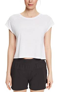 ESPRIT Sports Damen RCS Tee ss pp T-Shirt, White, XL von ESPRIT