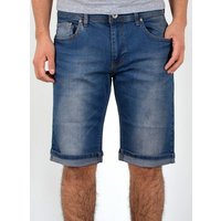 ESRA Jeansshorts A363 Herren Jeans Shorts Hose, bis Übergröße / Plussize Große Größe, Herren kurze Jeans Hose mit 5 Pocket, Herrren kurze Jeanshose mit Stretch, Jeansshorts mit Rissen im Destroyed Look, Herren Capri Jeans Herren Capri Hose Herren Capri Jeanshose Shorts, Herren Shorts Jeans Straight Regular Comfort von ESRA