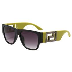 ETETGVG Modische Sonnenbrille für Damen, Vintage, trendig, UV-Schutz, klassische Brille für Herren, MTY017, Grün, Einheitsgröße von ETETGVG